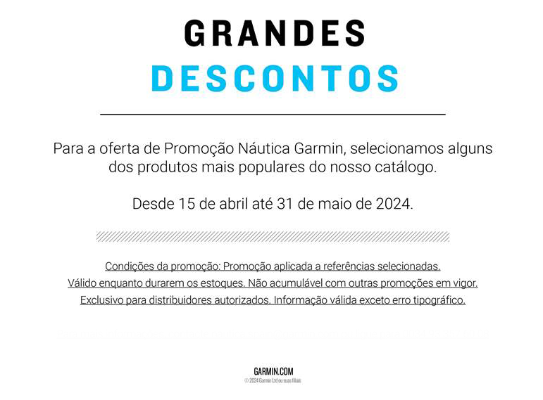 DESCONTOS GARMIN MARINA DO FREIXO